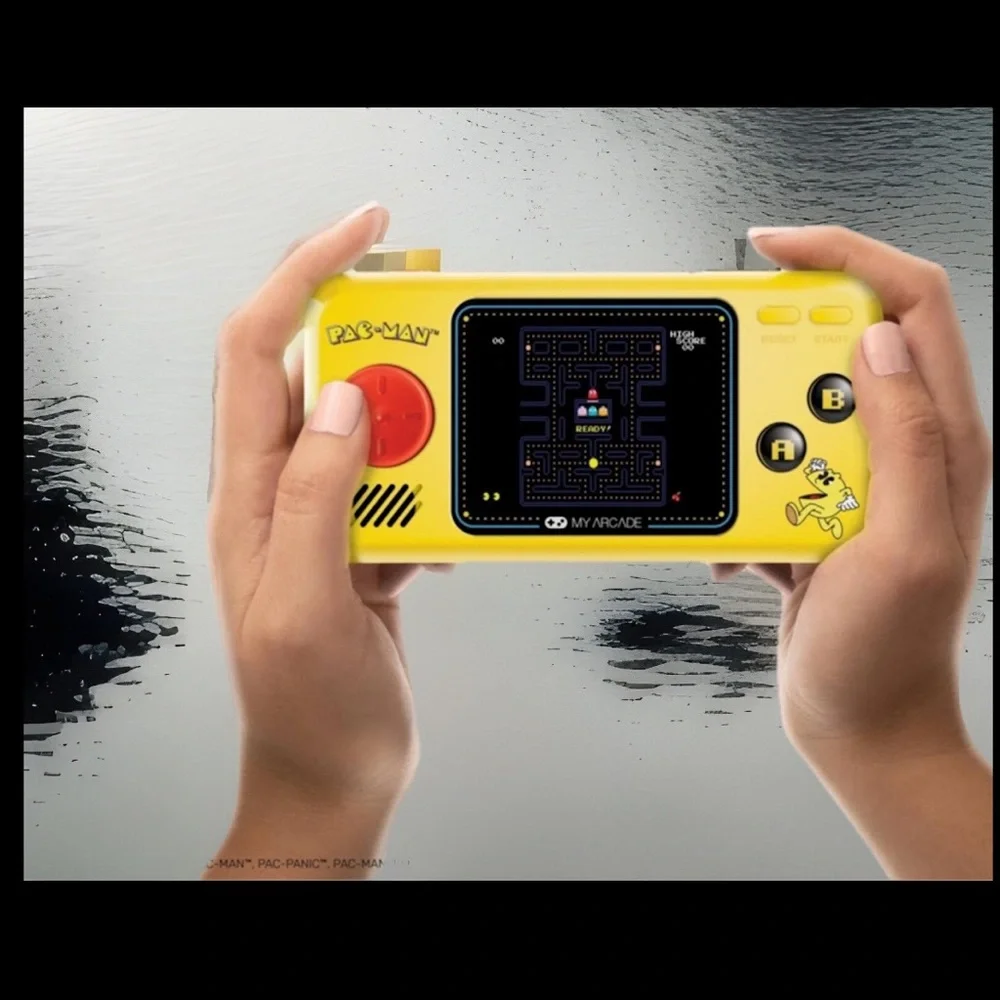 Mr PAC-MAN Pocket Player My Arcade +4 AAA  Games Included PAC PANIC PAC MANIA
